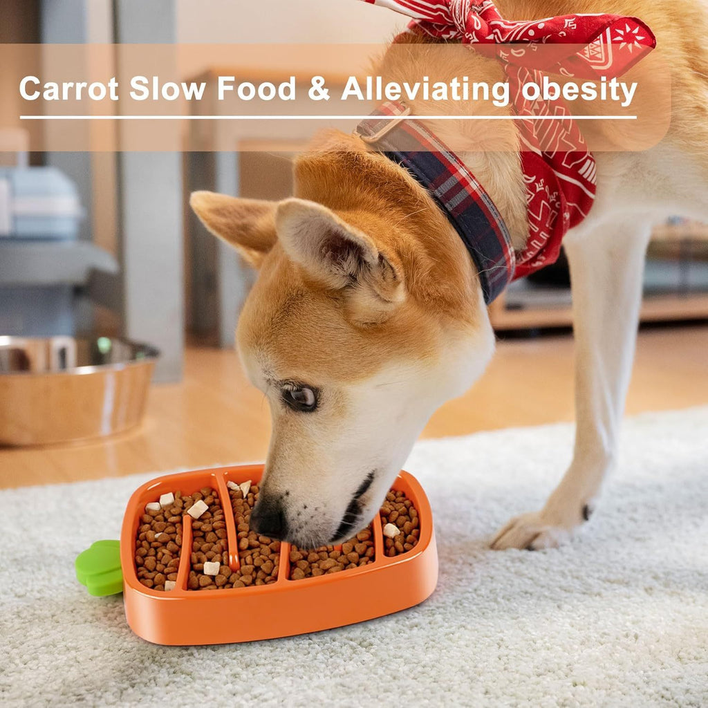 Smart Slow Feeder Bowl – Dry & Wet Food