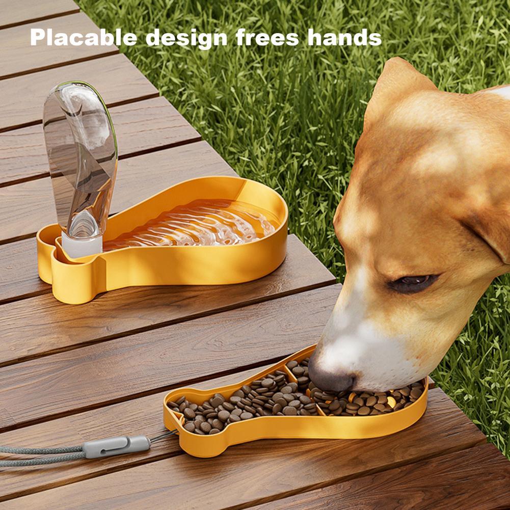 Pawfect Sip & Snack: 2-in-1 Pet Bottle