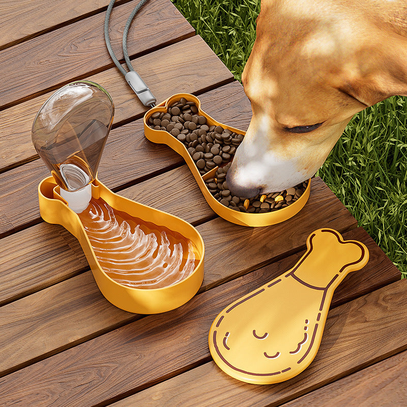 Pawfect Sip & Snack: 2-in-1 Pet Bottle