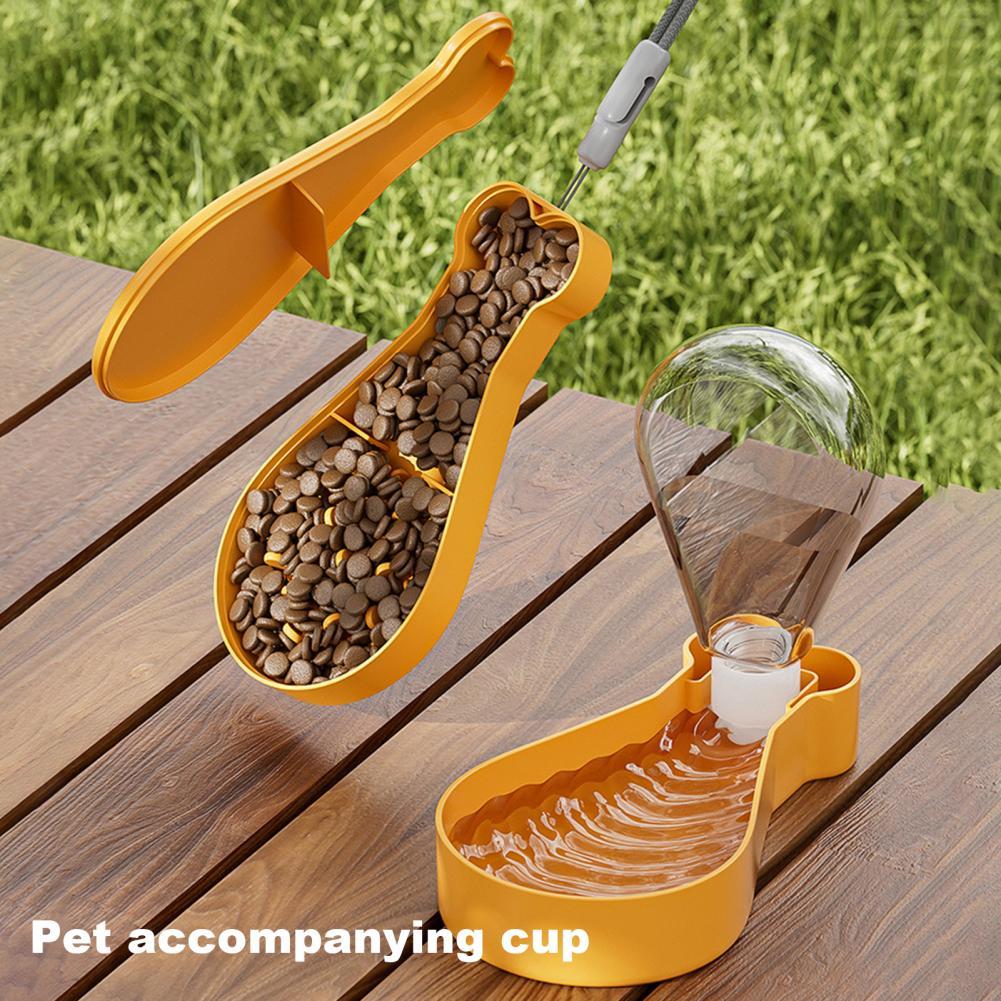 Pawfect Sip & Snack: 2-in-1 Pet Bottle