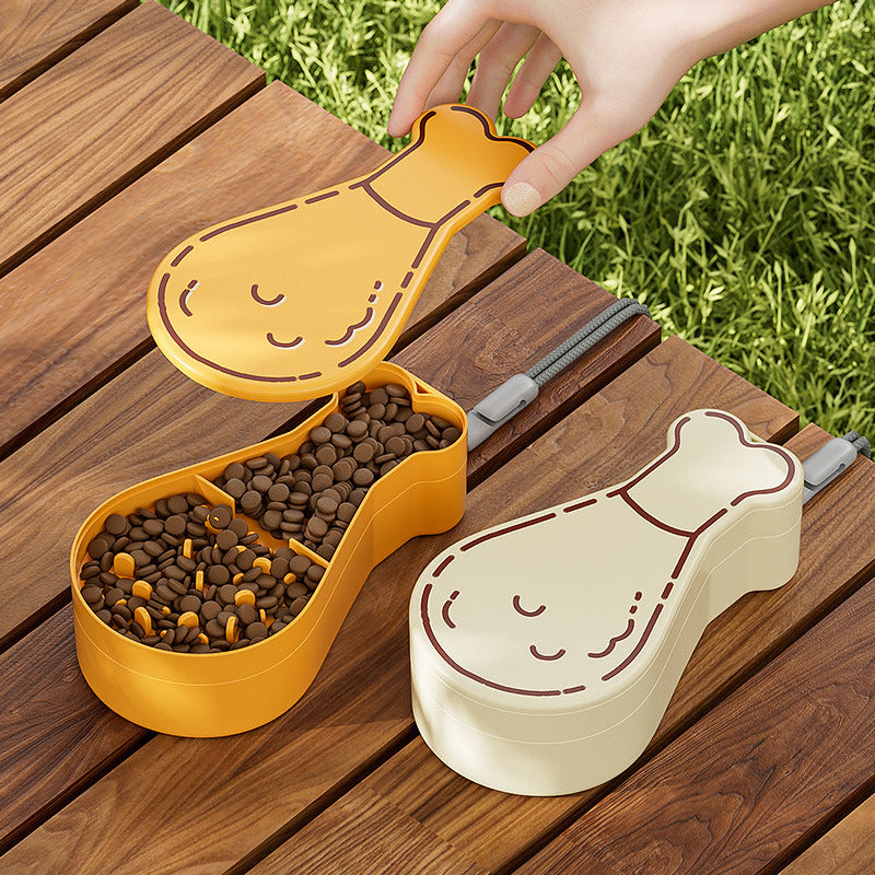 Pawfect Sip & Snack: 2-in-1 Pet Bottle