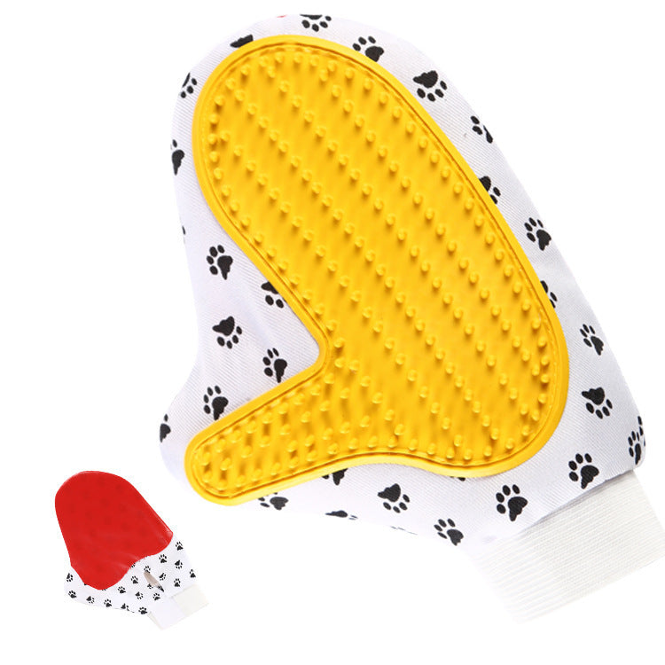 Soft Silicone Pet Brush Glove – Gentle Grooming