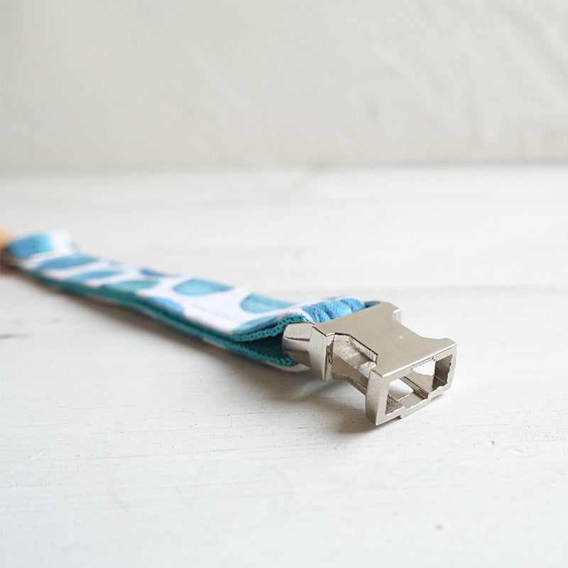 Adjustable pet collar - Blue & White