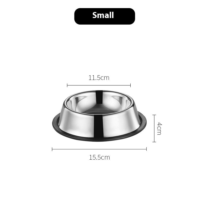 Stainless Steel Dog Bowl Non-slip