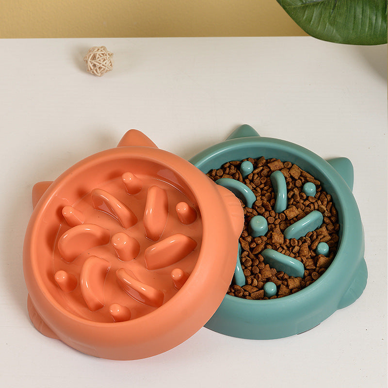 Healthy Eating: Anti-Gulp Pet Feeding Plate