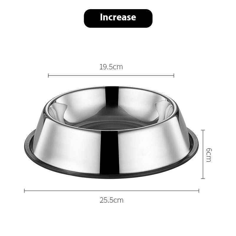 Stainless Steel Dog Bowl Non-slip