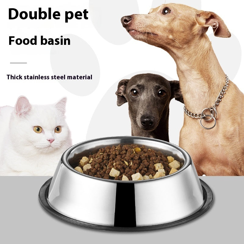 Stainless Steel Dog Bowl Non-slip
