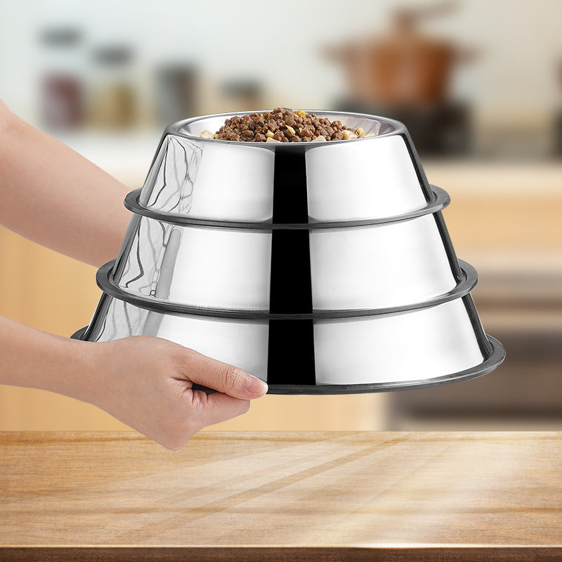 Stainless Steel Dog Bowl Non-slip