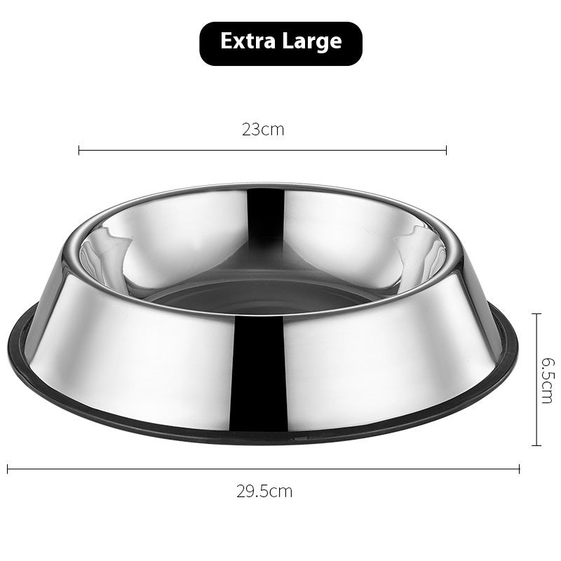 Stainless Steel Dog Bowl Non-slip
